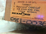  Rexnord 20 SHSB STD 7300657 Straight Bore Steel Hub Stock 1-11/ Image