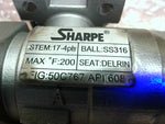  Sharpe 1/2 Inch Ball Valve Series 50C767 Stainless Steel 316 , Image