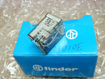  Finder 55.32.9.024.0040 Plug-In Relay, DPDT 10A, 24VDC Coil Image
