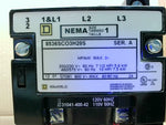  Square D 8536SCO3H20S Ser A Nema 1 120V Coil 60HZ Motor Starter Image