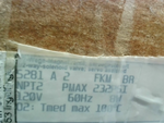  Burkert 5281 A2 FKM BR Solenoid Valve 2Way 00464492 Image