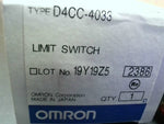  Omron D4CC-4033 Cross Sealed Plunger Limit Switch 19Y19Z5 Image