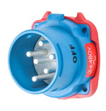  Meltric DS20 Male Plug 20 Amp 20A 480VAC 33-18043-972 Image