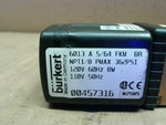  Burkert 6013 A 564 FKM BR Solenoid Valve 362 Psi 120 Volt 60 HZ Image