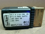  Burkert 6013 A 564 FKM BR Solenoid Valve 362 Psi 120 Volt 60 HZ Image