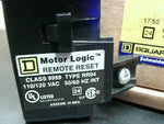  Square D 9999-RR04 Motor Logic Remote Reset 110/120VAC 50/60Hz Image