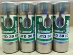  Littelfuse JTD-30-ID 30A Time Delay Indicator Fuse (4 PCS) 600V Image