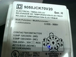  Square D 9050JCK70V20 1/2 Timing Relay Ser. H 1/2HP 10A-240V-30 Image