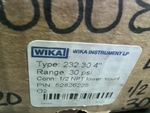  Wika 232.30 Pressure Gauge No Liquid Lower Mount 1/2 NPT 30 psi Image