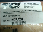  TCI KDRA2H Drive Reactor 3PH 50/60Hz 600V Motor Amp 4.8 Factory Sealed Image