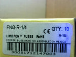  Bussmann FNQ-R-1/4 0.25A 600VAC Time Delay Fuse (10 PCS) Image