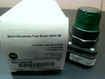  Allen Bradley 800H-QRB24G Momentary Green Illuminated Pushbutton 24 VAC/VDC Image