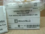  Square D 9421NW2 Operating Handle Red/Yellow for Disconnect Switch Image