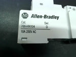  Allen Bradley 700-HN104 Relay Socket SerD 14 Blade Screw Terminal Panel/Din Rain Mount Image