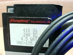  Humphrey 410 21 36 70 Solnoid Valve 24 VDC 4.5W VAC-125 Psi Image