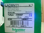  Schneider LAD8N11 Side-Mounted Auxiliary Contact Block 1NO+1NC (LOT OF 3) Image