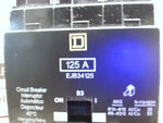  Square EJB34125 3 Pole 125 Amp 480v Circuit Breaker Image