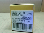  Eaton Bussmann GMD-2-R Glass Fuse Gmd Series (50 PCS) 2A 250V AC 100A Cartridge, 2A, 5X20MM, Time Delay (SEALED BOX OF 50) Image