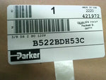  Parker B522BDH53C Pneumatic Valve 4 Way 2 Position Dual Solenoid 120V 60Hz Image