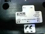  Parker B522BDH53C Pneumatic Valve 4 Way 2 Position Dual Solenoid 120V 60Hz Image