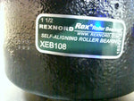  Rexnord XEB108 Flange Block Roller Bearing 1-1/2" Bore 4 Bolt Mounting Image