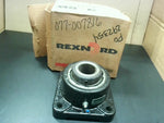  Rexnord XEB108 Flange Block Roller Bearing 1-1/2" Bore 4 Bolt Mounting Image