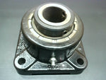  Rexnord XEB108 Flange Block Roller Bearing 1-1/2" Bore 4 Bolt Mounting Image