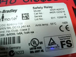  Allen Bradley MSR142RTP Safety Relay Guardmaster 440R-G23216 SerA Supply 24AC/DC 50/60Hz 5W Output AC15 250V 6A DC13 24V 4A Image
