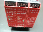  Allen Bradley MSR142RTP Safety Relay Guardmaster 440R-G23216 SerA Supply 24AC/DC 50/60Hz 5W Output AC15 250V 6A DC13 24V 4A Image