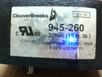  Cleaver Brooks 945-260 Servo Motor Actuator 20Nm 15 FT-LB 24VDC Image
