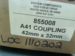  System Components 855008 A41 Coupling 42mm x 32mm Image