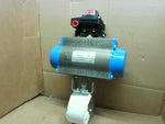  Valbia SR 100 S.05 Pneumatic Actuator 82SR1318 + Bonomi LS2-B Mechanical Switch 1 1/2" Valve Image