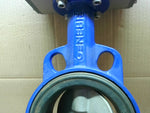  Haitima HTD-075 DA Pneumatic Actuator w/ 4" Butterfly Valve Genebre PN 10/16 ANSI 150 Image