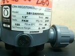  Chemline SB12A005VU Back Pressure Relief Valve 1/2" Connection PVC FPM Union Socket Image