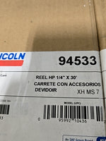  Lincoln 94533 1/4" x 30FT Hose Reel General Lubrication Reel HP 1/4" X 30' SC Image