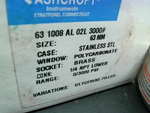 Ashcroft 631008AL02L-3000# Lower Pressure Gauge 1/4 NPT 0/3000psi Stainless Steel Polycarbonate Image