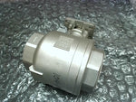  A-T Controls 3” CF8M Series 22 Full Port Ball Valve CF8M 316SS Stainless 1000PSI F07/F10 Image