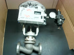  Flowserve GS 253A Actuated Control Valve Valtek w/ LOGIX 510+37-W1D100-GM1 Digital Positioner Image