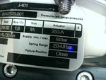  Flowserve GS 253A Actuated Control Valve Valtek w/ LOGIX 510+37-W1D100-GM1 Digital Positioner Image