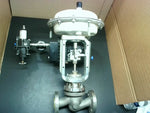  Flowserve GS 253A Actuated Control Valve Valtek w/ LOGIX 510+37-W1D100-GM1 Digital Positioner Image
