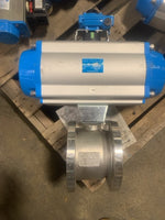  Adler APM287SE Rack & Pinion Actuator W/ 4" Ball Valve w/ Limit Switch Box ASM312 Image