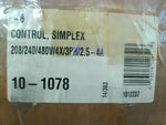  Zoeller 10-1078 Simplex Pump Control Panel 3 phase 0-4A NEMA RevB w/ Alarms Image