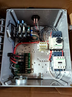 Zoeller 10-1078 Simplex Pump Control Panel 3 phase 0-4A NEMA RevB w/ Alarms Image