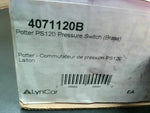  Potter PS120-1 Low Pessure Switch 300PSI Max 10.1 Amps @ 125/250VAC 2.0 Amps @ 30VDC Image