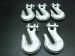  Forged Hightest 3/8 (5 PCS) Chain Hook Steel w/ Pin 3/8" Image