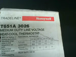  Honeywell T651A 3026 Medium Duty Line Voltage Heat/Cool Thermostats Image