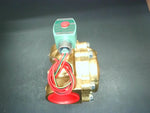  Asco 8221G013 120VAC Solenoid Valve 2 Way Brass Slow Closing 2" 120VAC Image
