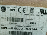  Allen Bradley MPL-B1520U-VJ72AA Inverter Duty Servo Motor Kinetix SerA 7000 RPM Max 0-467Hz Image