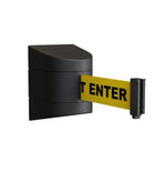 Montour Line Black Plastic 30' Fixed Wall Mount -Caution - Do Not Enter Belt PWM300