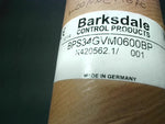  Barksdale BPS34GVM0600BP Pressure Sensor 4-20mA/2SP 600 Bar Pn 800 Bar Pm Image